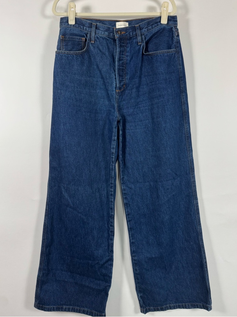 Favorite Daughter Masha Wide Leg High Rise Jeans Size 31 Dark Chastain Wash